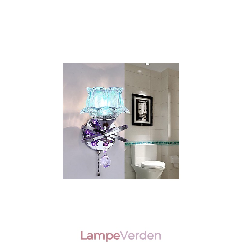 Kreativt moderne og kontraheret kreativt krystalvæglampelys