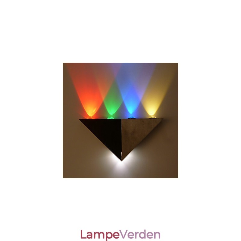 Multi T Farvetemperaturlampe Creative Bar Model Væglamper Metal