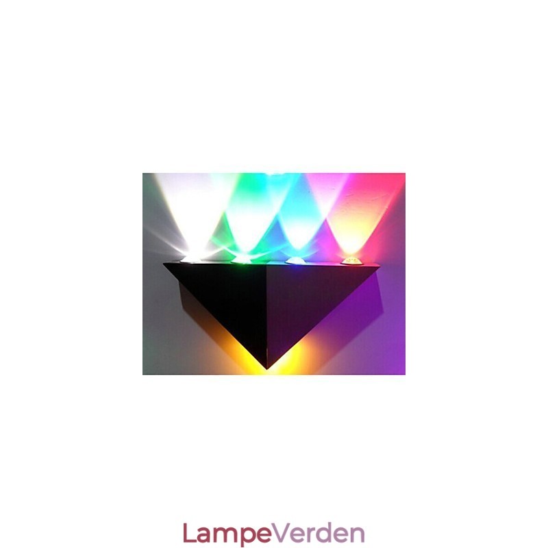 Multi T Farvetemperaturlampe Creative Bar Model Væglamper Metal
