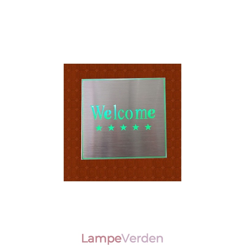 Hotelmarkedet Velkommen Indikatorlampe Creative Bar Model Væglampetter Metal