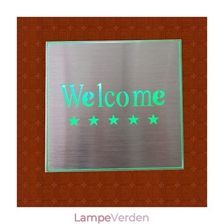 Hotelmarkedet Velkommen Indikatorlampe Creative Bar Model Væglampetter Metal Hotelmarkedet Velkommen Indikatorlampe Creative Bar Model Væglampetter Metal