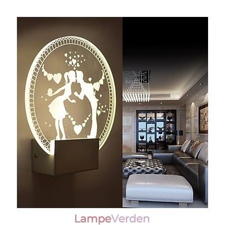 Akryl Væglampe PVC Lampe Lys Moderne Moderne Metal Akryl Væglampe PVC Lampe Lys Moderne Moderne Metal