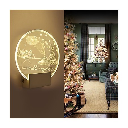 Akryl Væglampe PVC Lampe Lys Moderne Moderne Metal Akryl Væglampe PVC Lampe Lys Moderne Moderne Metal