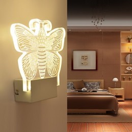 Akryl Væglampe PVC Lampe Lys Moderne Moderne Metal
