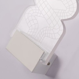 Akryl væglampe PVC-lampe Light Chip Modern Contemporary Metal