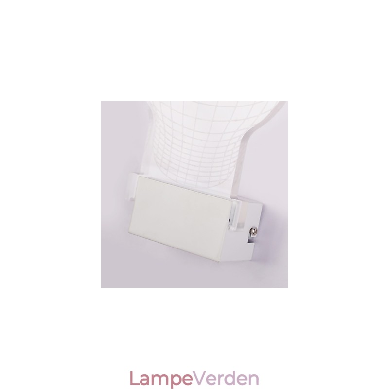 Akryl væglampe PVC-lampe Light Chip Modern Contemporary Metal