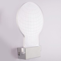Akryl væglampe PVC-lampe Light Chip Modern Contemporary Metal