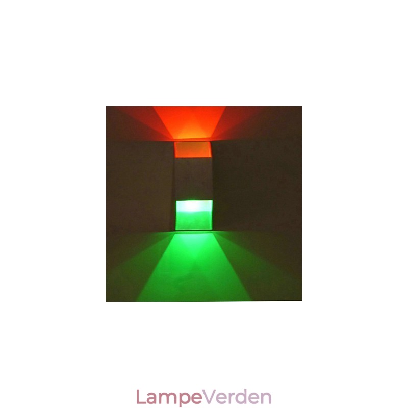 Dobbelt trapezformet Creative Bar Model Væglamper Moderne moderne metal