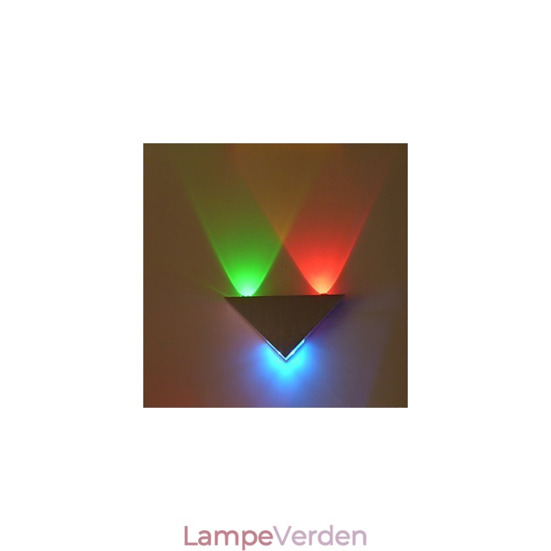 Multi T Farvetemperaturlampe Creative Bar Model Væglamper Metal