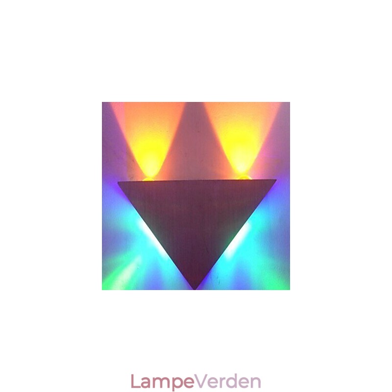 Multi T Farvetemperaturlampe Creative Bar Model Væglamper Metal