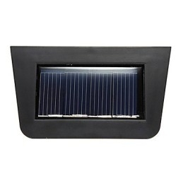 Varm gul Solcelledrevet vægmontering 2 Lantern Light Deck Lamp