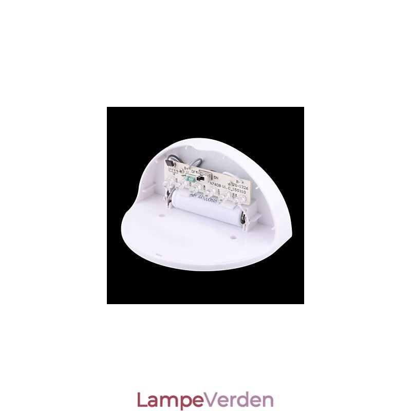 Solcelledrevet Vandtæt IP55 Lampe Hvid + Sort