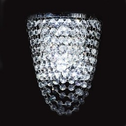 Crystal Flush Mount væglamper Modern Contemporary Metal