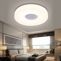 Runde loftslamper Flush Mount Modern Contemporary Metal