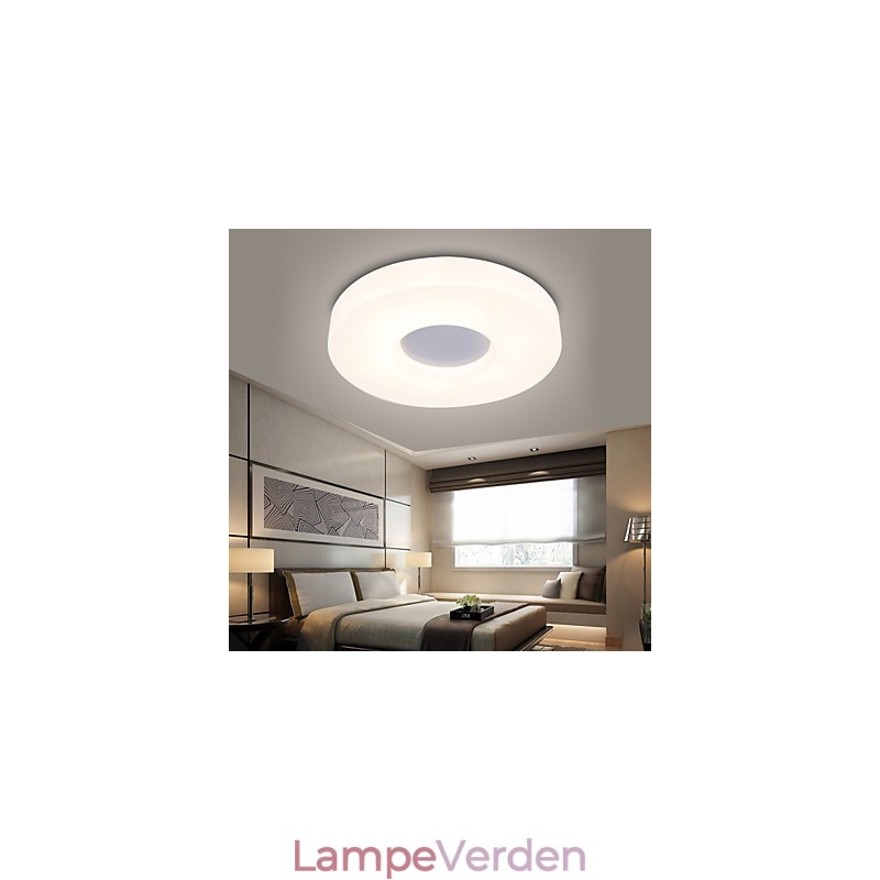 Runde loftslamper Flush Mount Modern Contemporary Metal