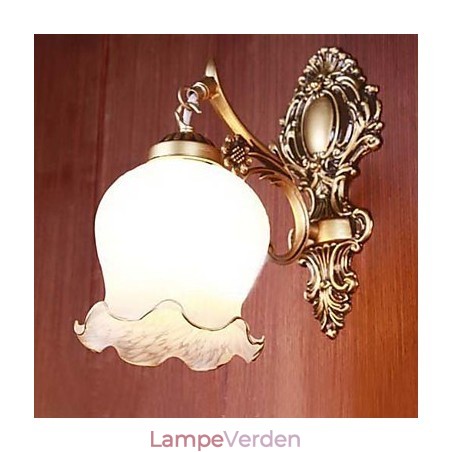 Badeværelse Væglampe 1 Lys Klassisk Metal Glas Maleri Badeværelse Væglampe 1 Lys Klassisk Metal Glas Maleri