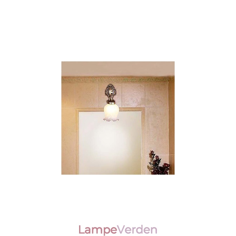 Badeværelse Væglampe 1 Lys Klassisk Metal Glas Maleri