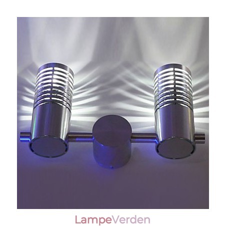 Moderne væglampe med spredningslys 2-cylindret spærrelagsstråle Moderne væglampe med spredningslys 2-cylindret spærrelagsstråle