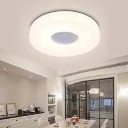 Runde loftslamper Flush Mount Modern Contemporary Metal