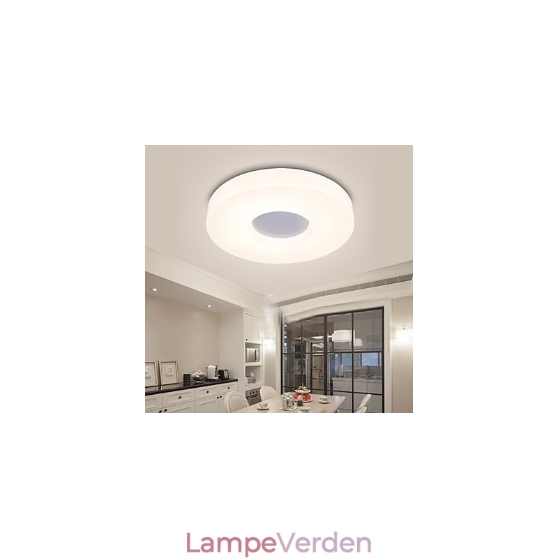 Runde loftslamper Flush Mount Modern Contemporary Metal