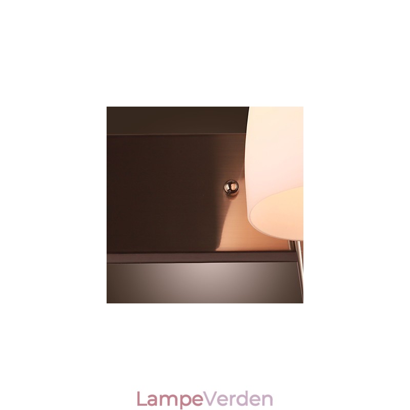 2 lys væglampe i hvid skærm