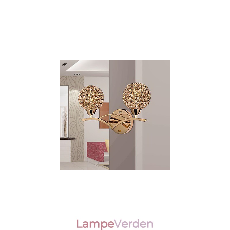 Moderne smart væglampe i 2 lys