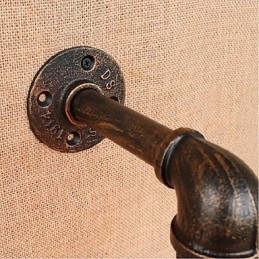 Nostalgi Simpel Vandrør Dekorativ Lille Væglampe Væglampe