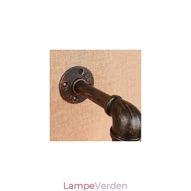 Nostalgi Simpel Vandrør Dekorativ Lille Væglampe Væglampe