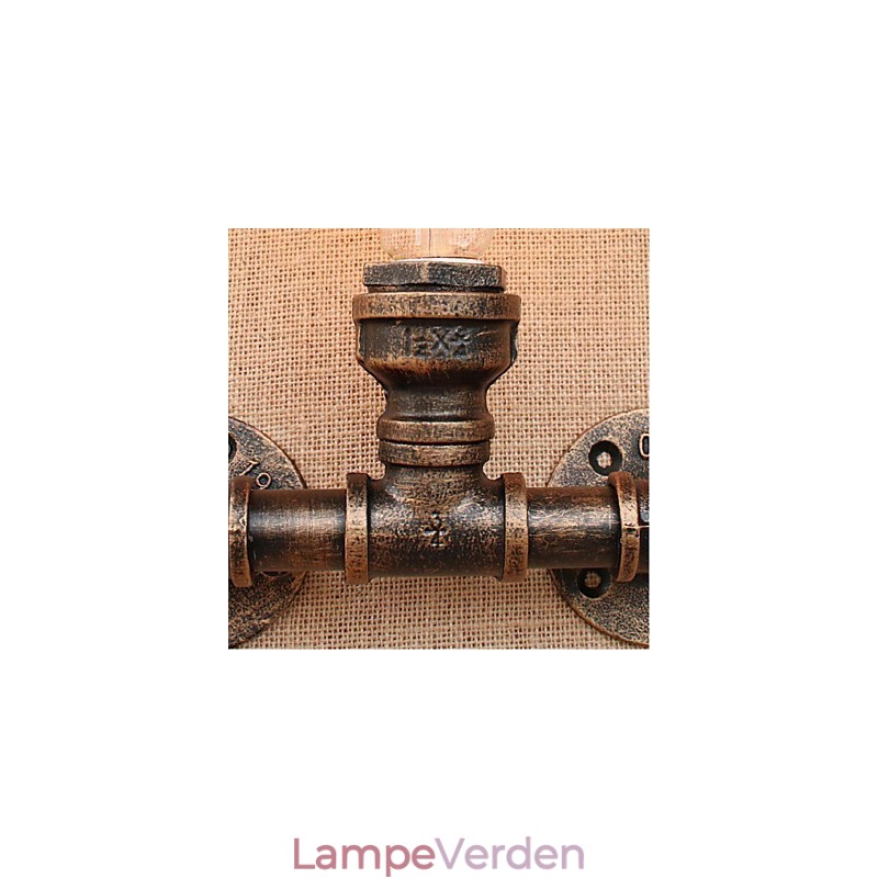 Nostalgi Simpel Vandrør Dekorativ Lille Væglampe Væglampe