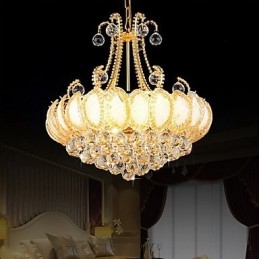 Moderne luksus lysekrone Crystal Pendel Diameter 50CM Indeholder 8 pærer