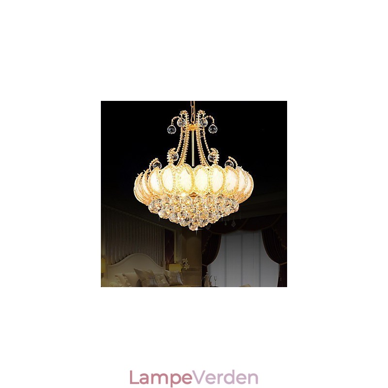 Moderne luksus lysekrone Crystal Pendel Diameter 50CM Indeholder 8 pærer