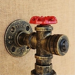 Rustik Lodge Bronze Feature til Ambient Light Wall Sconces Wall Light