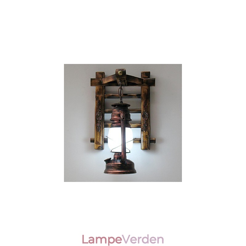 Kinesisk retro nostalgi kreativ belysning petroleumslampe lanterner Wall Sconces Wall Light