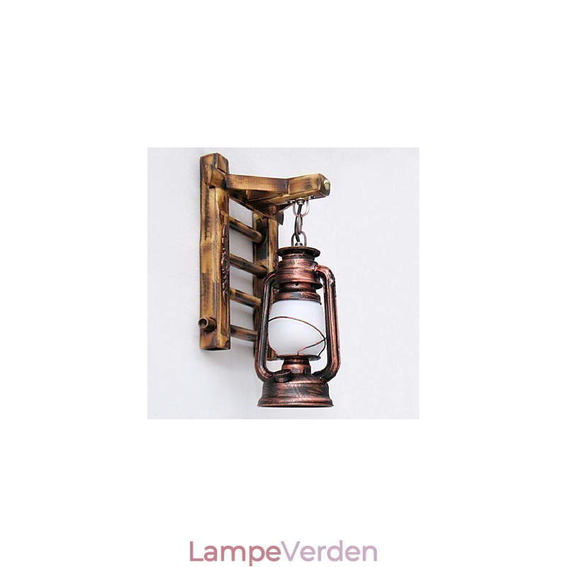 Kinesisk retro nostalgi kreativ belysning petroleumslampe lanterner Wall Sconces Wall Light