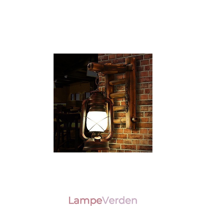 Kinesisk retro nostalgi kreativ belysning petroleumslampe lanterner Wall Sconces Wall Light