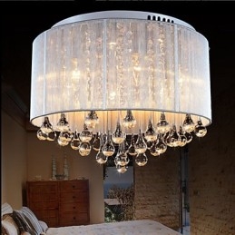 Romantisk loftslampe i K9 krystal