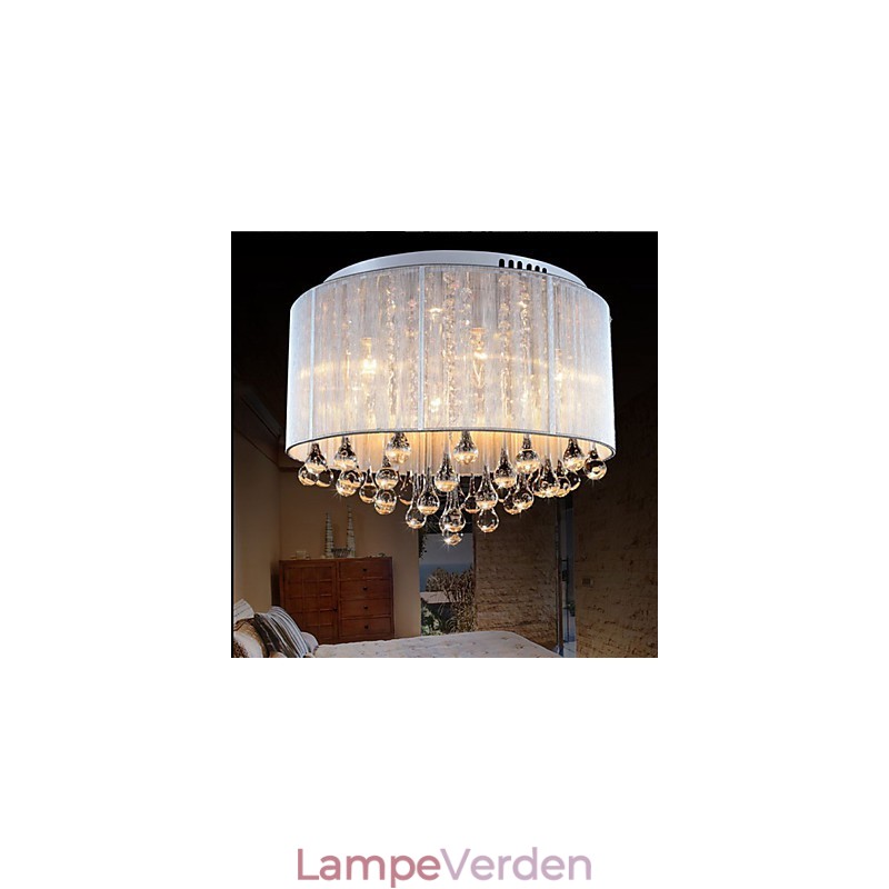 Romantisk loftslampe i K9 krystal