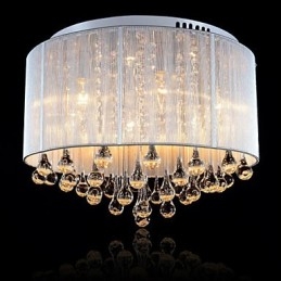 Romantisk loftslampe i K9 krystal