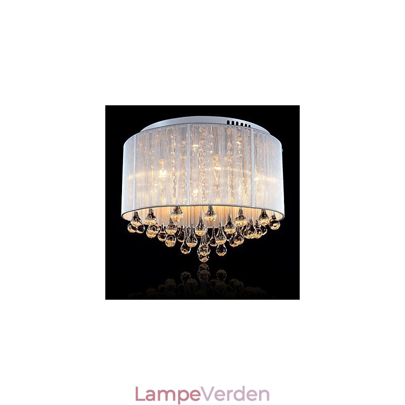 Romantisk loftslampe i K9 krystal