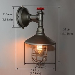 Ny Retro Loft Vintage Industrial Edison Væglampe Pendellampe armatur
