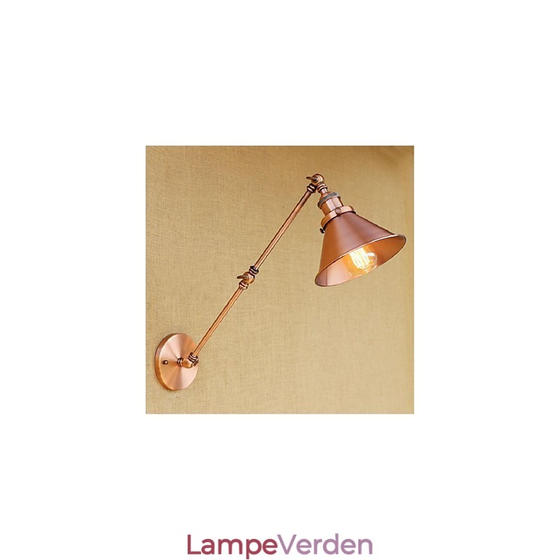 Lang arm Halvrust Retro Kreativ Nostalgisk Udtrækkelig Foldevæglampetter Væglampe