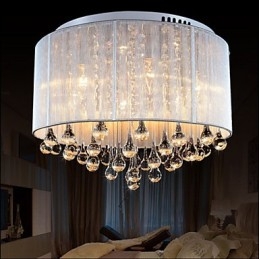 Romantisk loftslampe i K9 krystal