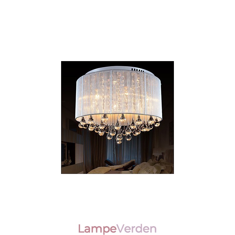 Romantisk loftslampe i K9 krystal