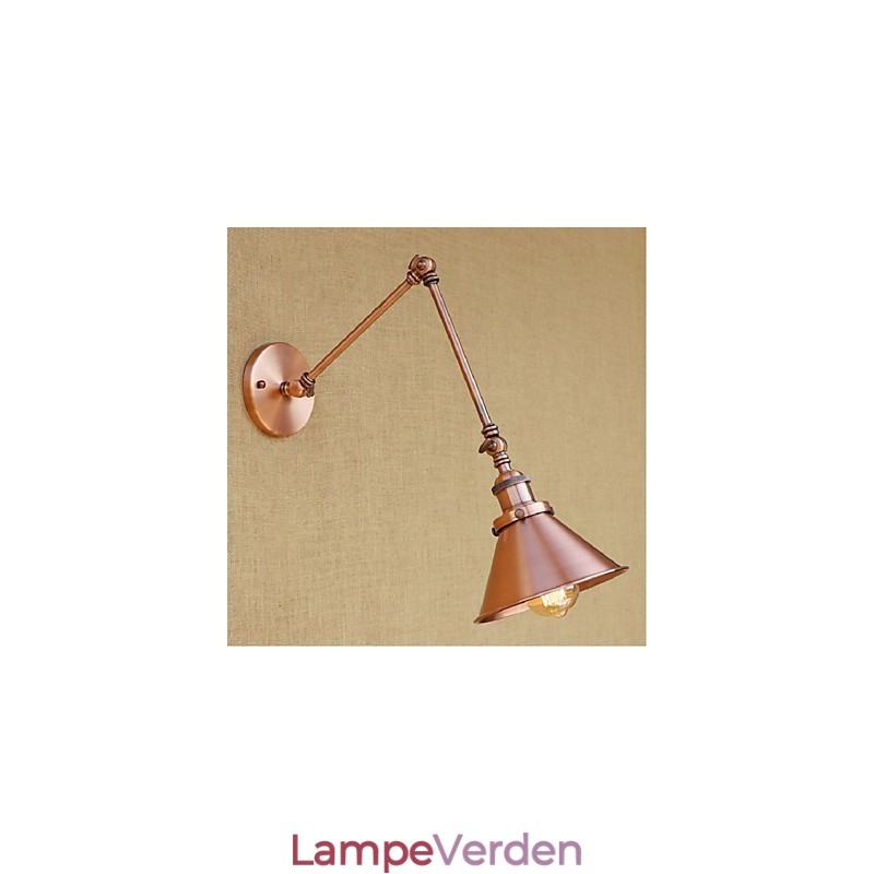 Lang arm Halvrust Retro Kreativ Nostalgisk Udtrækkelig Foldevæglampetter Væglampe