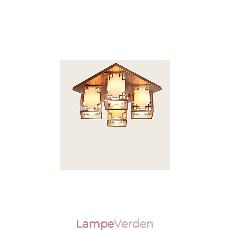En kinesisk stil lamper jern loftsbelysning atmosfære