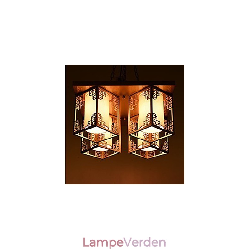 En kinesisk stil lamper jern loftsbelysning atmosfære