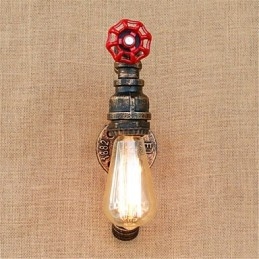 Rustik Lodge Antik Messing Funktion til Ambient Light Wall Sconces Wall Light
