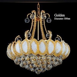Moderne luksus lysekrone Crystal Pendel Diameter 50CM Indeholder 8 pærer