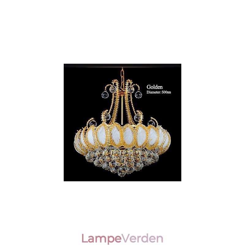 Moderne luksus lysekrone Crystal Pendel Diameter 50CM Indeholder 8 pærer