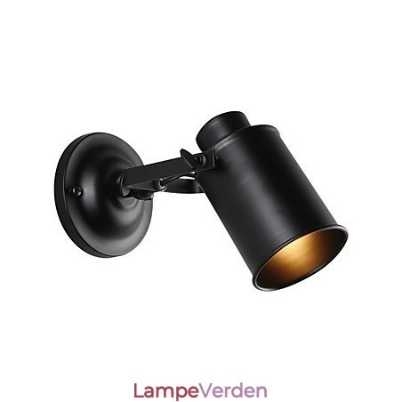 Vintage Sort Metal Loft Væglampe Stue Spisestue Gang Cafe Barer Bar Væglampe